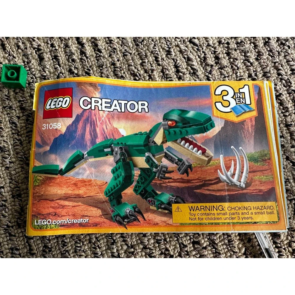 LEGO CREATOR: Mighty‎ Dinosaurs (31058) Incomplete Set